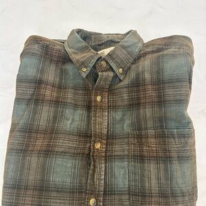 The Territory Ahead Plaid Shirt - Brown and Blue